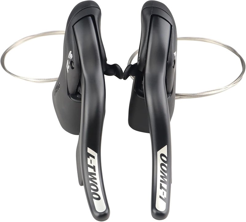 WEEROCK L-TWOO Road Bike Shift Lever 2x7/ 2x8/ 2x9/ 2x10 Speeds Road Bicycle Shifters with Brake Levers Compatible with Shimano - Image 2